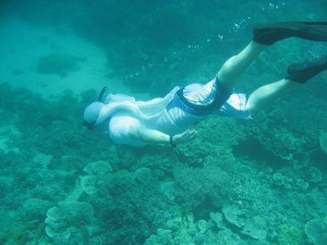 Dive underwater in Cagdanao