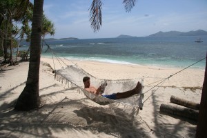 Relax in hammock in Cagdanao