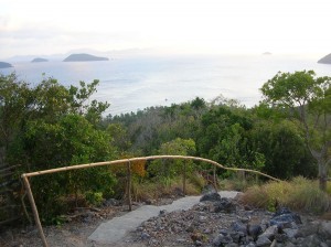 Hiking trail in Cagdanao